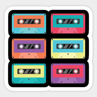 Cassettes Sticker